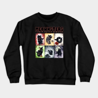 Meownsters - Classic Horror Kittens Crewneck Sweatshirt